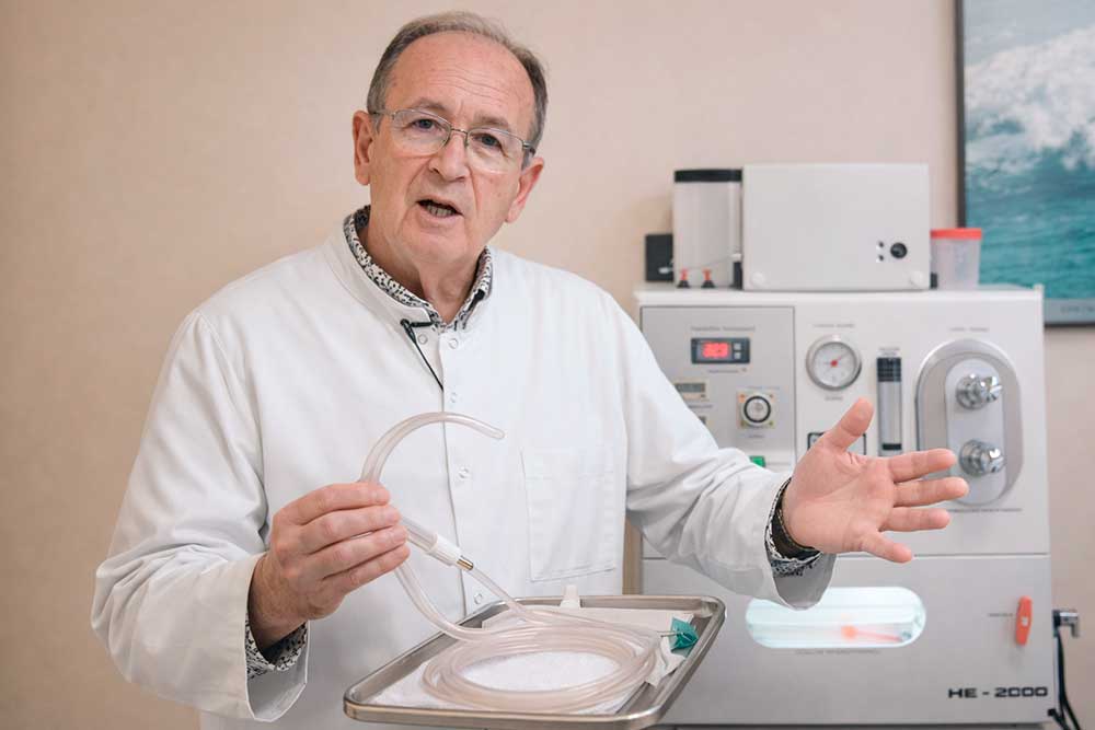 Hidroterapia de colon. Módulo 4, en centro de formación ISMET Barcelona.